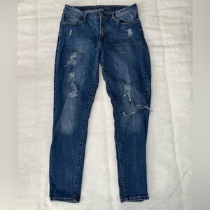Old Navy Distressed Blue Jeans